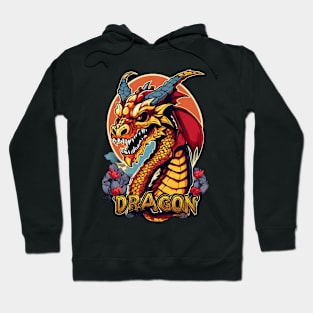 Dragon Art Print Hoodie